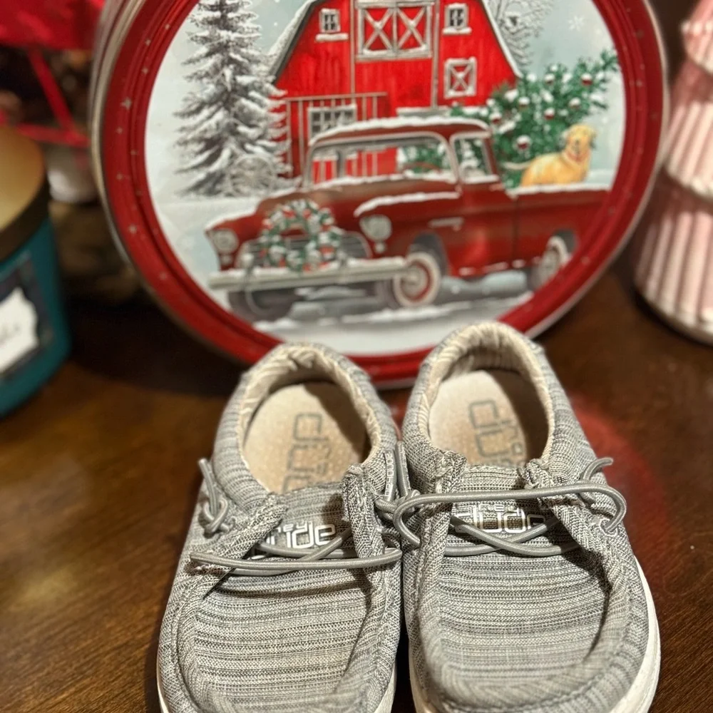 Hey Dude Gray Kids Shoes